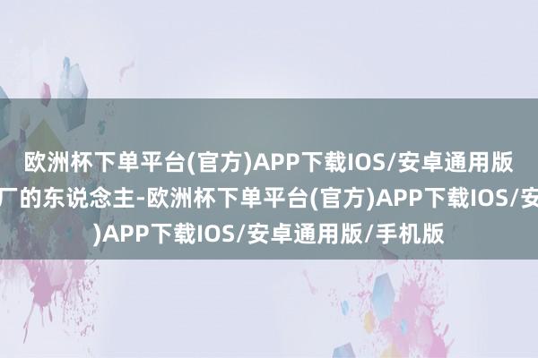欧洲杯下单平台(官方)APP下载IOS/安卓通用版/手机版我是个下厂的东说念主-欧洲杯下单平台(官方)APP下载IOS/安卓通用版/手机版